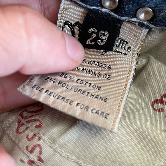 Miss Me Blue Jeans Cowhide - Picture 1 of 13